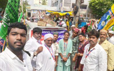 HRAJ ఆధ్వర్యంలో శీతల పానీయాలు పంపిణీ